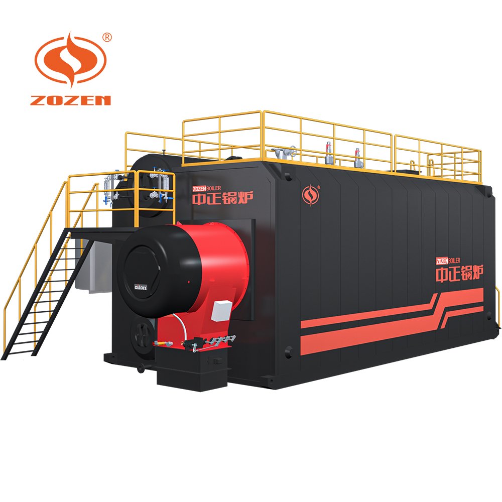 Innovative water tube industrial diesel oil steam boiler machine for plastic plant