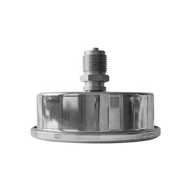 Stainless steel 80mm refrigeration espresso machine biogas pressure gauge