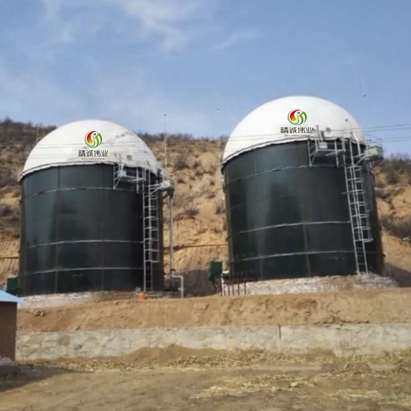 Professional biodigester steel tanks biogas for chicken farm bio gas system animal waste anaerobic digester