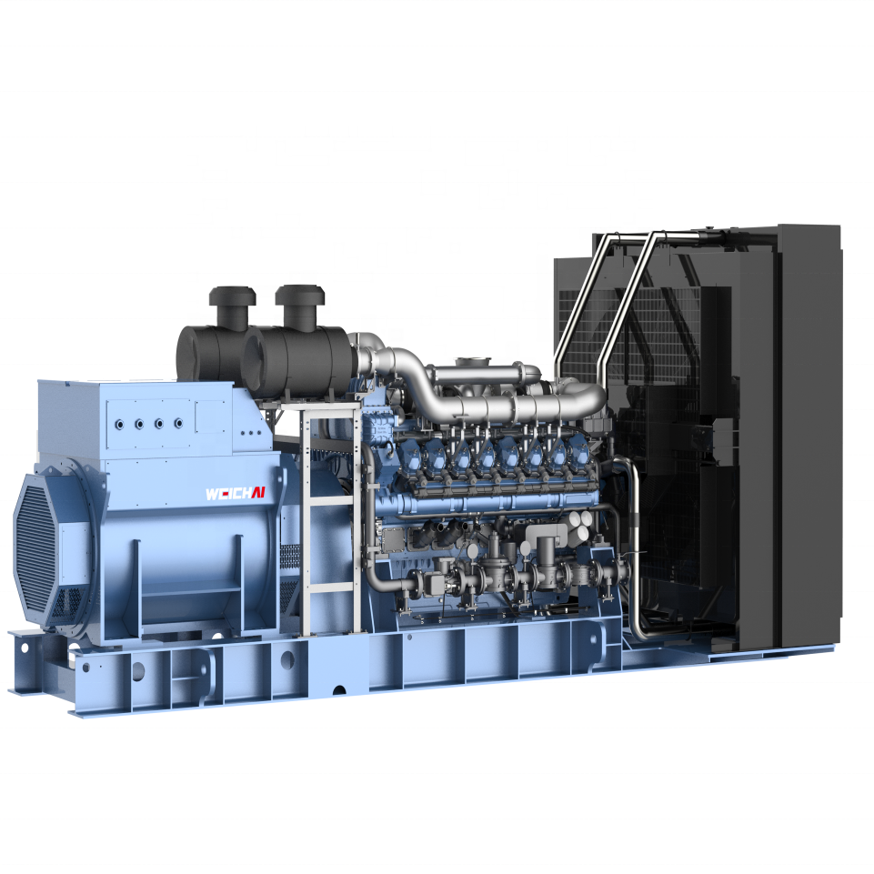 WEICHAI 200KW Gas Turbine Generator 250KVA Electric Power wood gas/biogas/syngas/lpg generator for sale