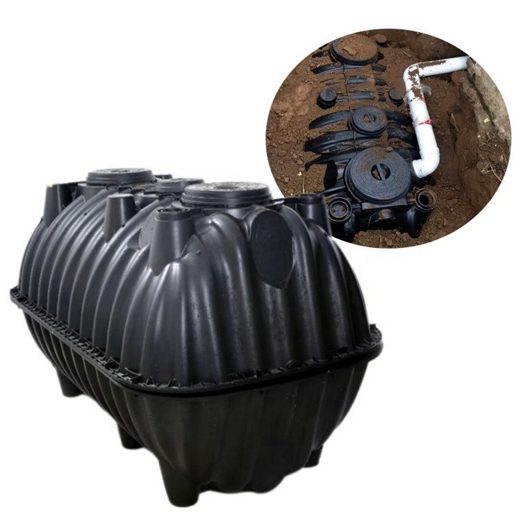 FUGU Biogas digester 2500L sewage treatment PE PP plastic septic tank