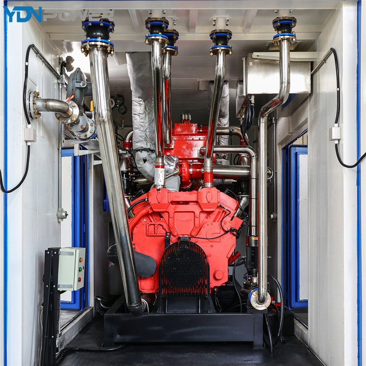 Top Quality Rain Proof ISO9001 Main Power Supply Indoor Use 500KW Biogas Generator Set With Cummins Engine