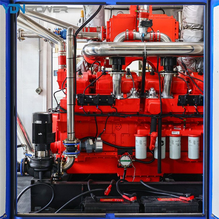 Top Quality Rain Proof ISO9001 Main Power Supply Indoor Use 500KW Biogas Generator Set With Cummins Engine