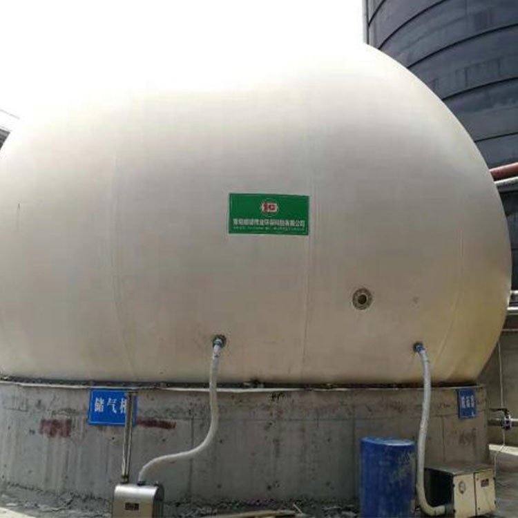 Popular 1000m3 double membrane biogas storage holder biogas kantong plastik digester toilet