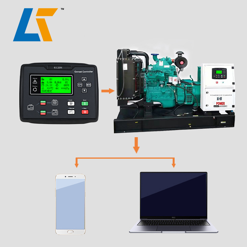 Deepsea controller DSE6120 self-starting control module LCD display diesel generator control