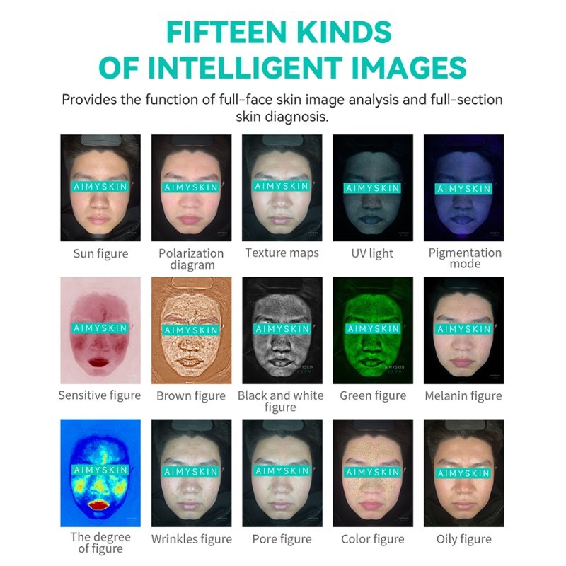 Skin analysis 3D skin analyze skin test Diagnosis System Facial treatment machine OEMODM