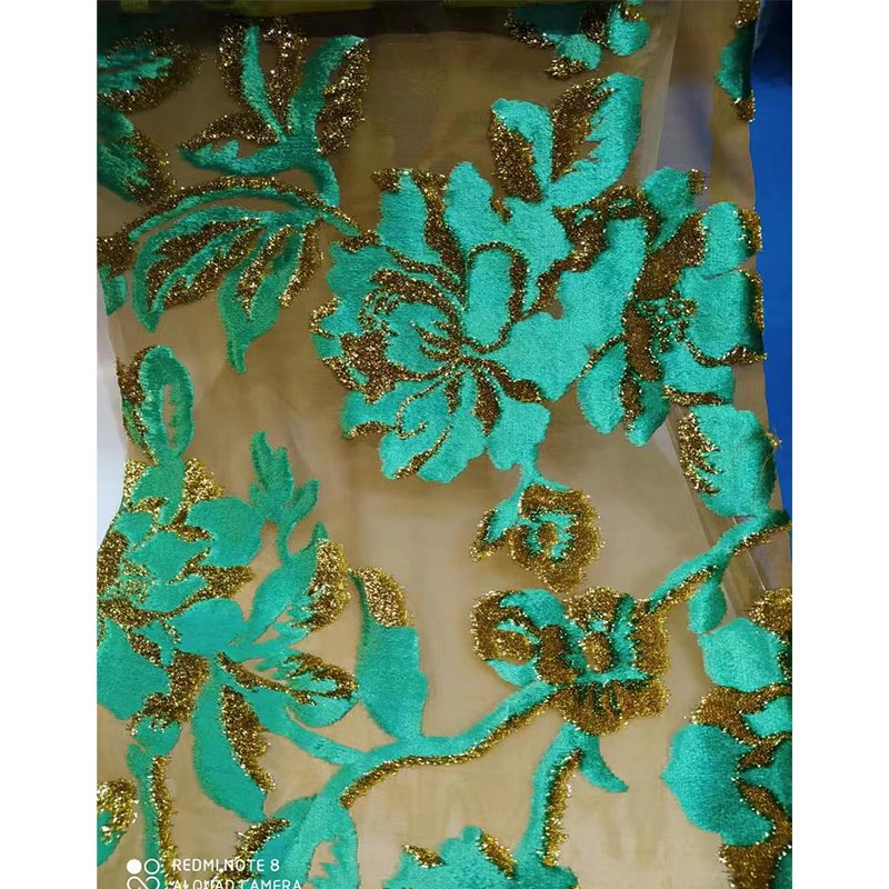 Custom Design baati Polyester, Nylon Sheer Gauze Jacquard Garment Spring Summer Ladies Shirt Dirac Somali Set Fabric/