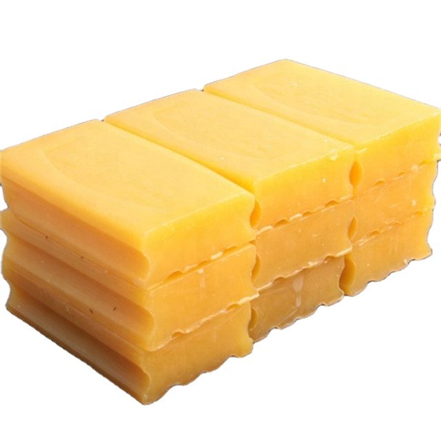 High TFM 40%-70% Yellow Laundry natural custom logo organic laundry soap bar