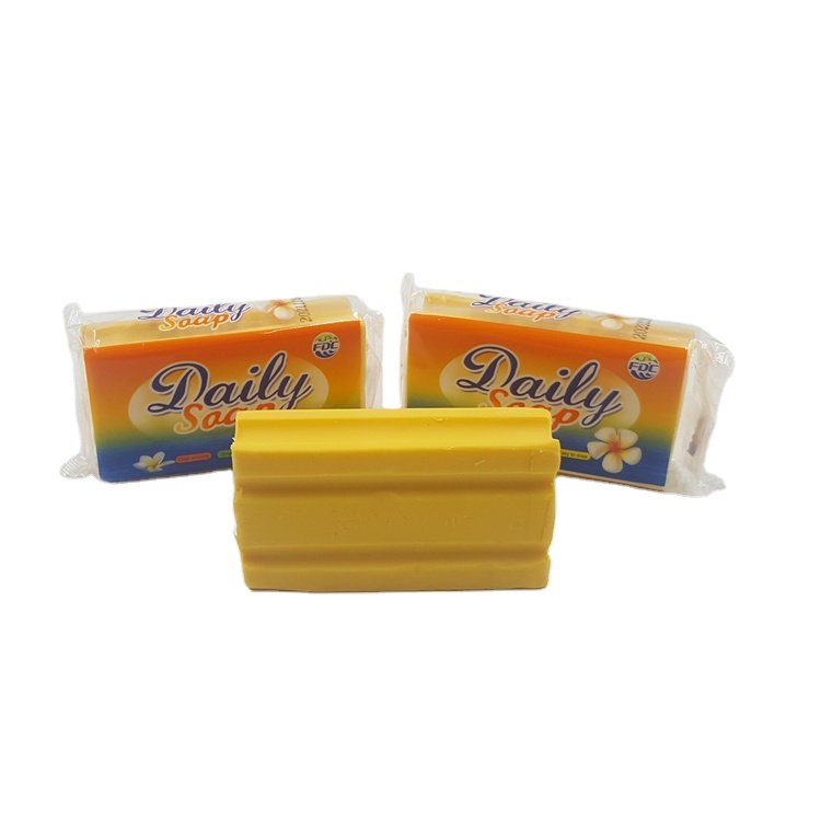 High TFM 40%-70% Yellow Laundry natural custom logo organic laundry soap bar