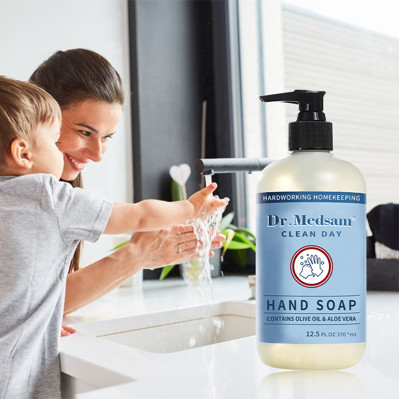OEM/ODM Custom Natural Organic Anti Bacterial Hand Soap Cleaning Gentle Foaming Hand Soap