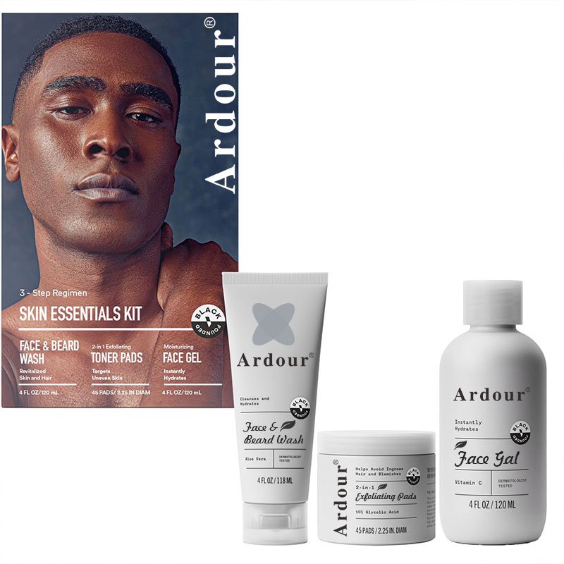 OEM skin care set private label Includes Face Wash with Aloe Vera, Glycolic Acid Exfoliating Pads, Lightweight Face Moisturizer,