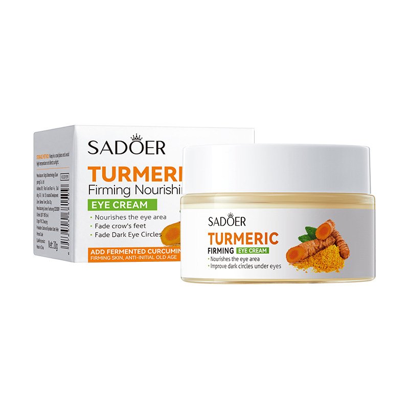 Turmeric Eye Cream moisturizes and improves dark circles eye lines eye bags around