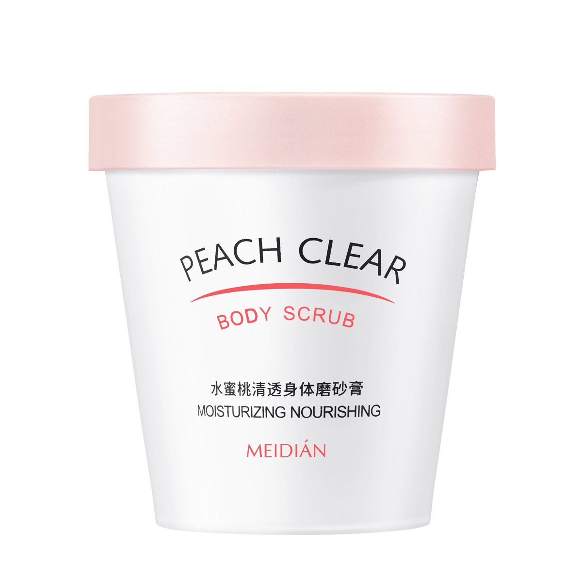 Hot sale Moisturizing and cleansing 200g Natural organic scrub Body scrub Peach essence scrub