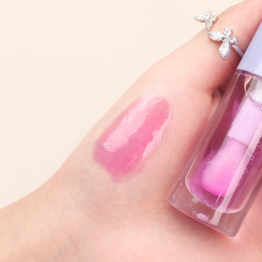 Oem manufacturers cruelty free fat coconut glossy blush oil vibrant nourishing long lasting moisturizing lip plumper blush oil