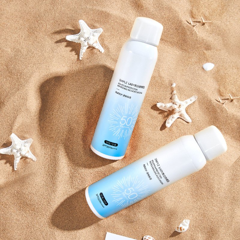 Magic fragrance whitening sunscreen spray SPF50 waterproof ultraviolet sunscreen spray customized wholesale