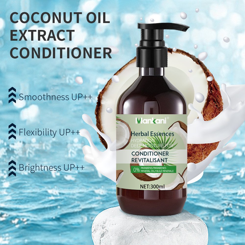 OEM Wholesale Organic Anti Hair Loss Shampoo Spa Virgin Coconut Oil Anti Dandruff Hair Growth Coconut Shampoo And Conditioner
