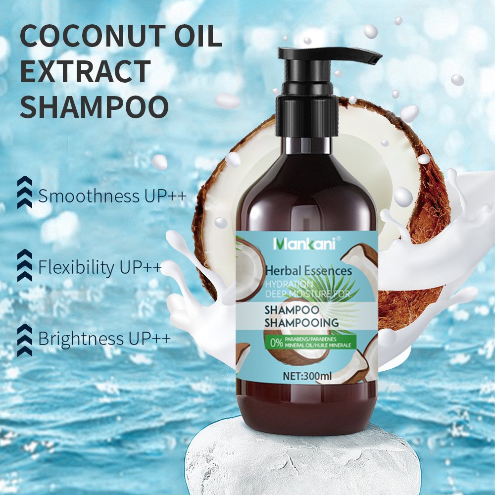 OEM Wholesale Organic Anti Hair Loss Shampoo Spa Virgin Coconut Oil Anti Dandruff Hair Growth Coconut Shampoo And Conditioner