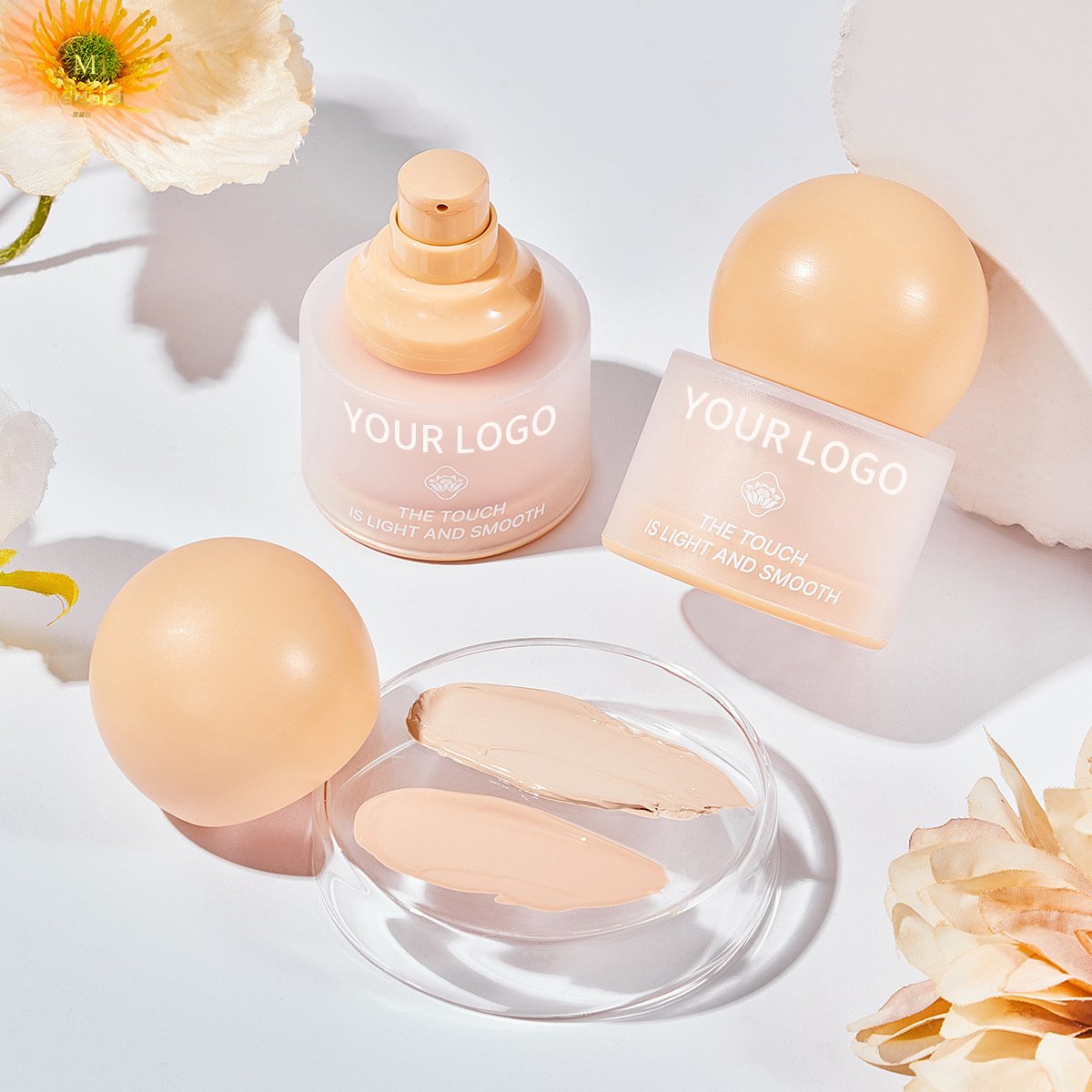 Private Label Moisture Matte Foundation Oil Control Hydrating Sweatproof Matte Concealer Liquid Foundation SPF50