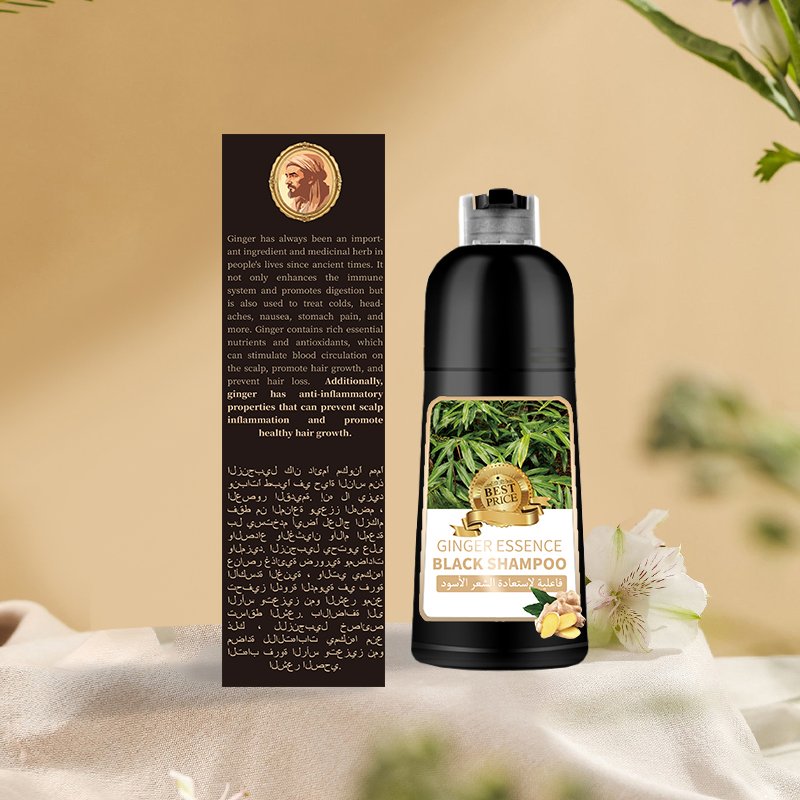 JP Natural Cosmetic Organic Strengthen hair root Ginger Shampoo for men and women