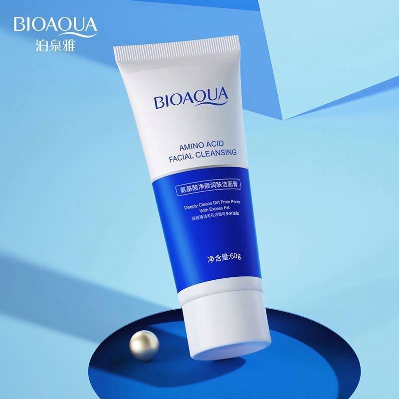 Private Label BIOAQUA Amino Acid Moisturizing Deep Cleaning organic Foam Facial Cleanser Private Label BIOAQUA Amino Acid