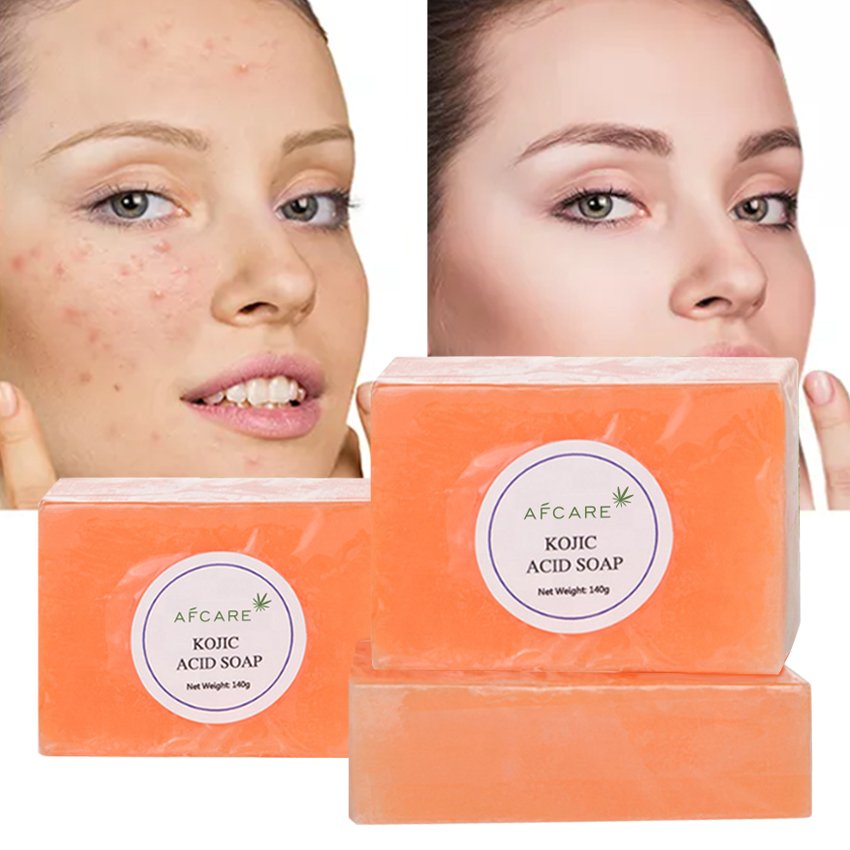 Wholesale High Quality Feminine Cleansing Soap for Dark Spots Brightening Natural Organic Kojic acid Whitening Handmade Soap OEM