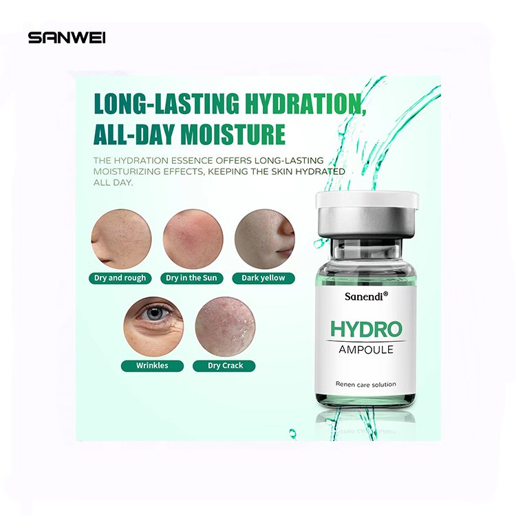 sanendi jetcare OEM ODM 7ml Serum Private Label Sodium Hyaluronate Essence for Face WhiteningHyaluronic Acid