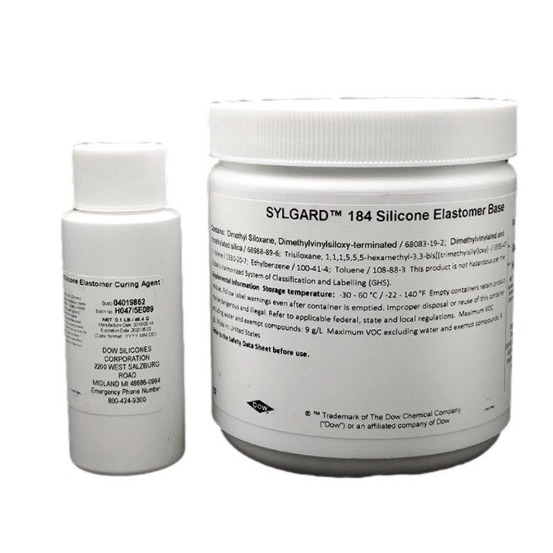 Dow Corning DC184 Optical adhesive Dow Corning PDMS silicone rubber SYLGARD 184 organic silicone clear adhesive