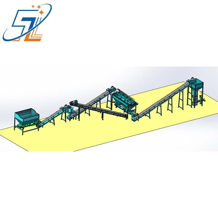Chicken manure pellets making machine agricultural vermicompost organic fertilizer cow dung organic fertilizer production line