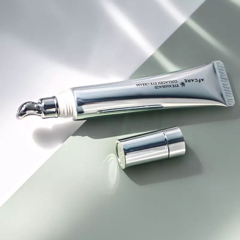 Applicator Eye Cream Tube With Massage Applicator Anti-Puffiness and Collagen Organic Under Eye Cream Private Labelling