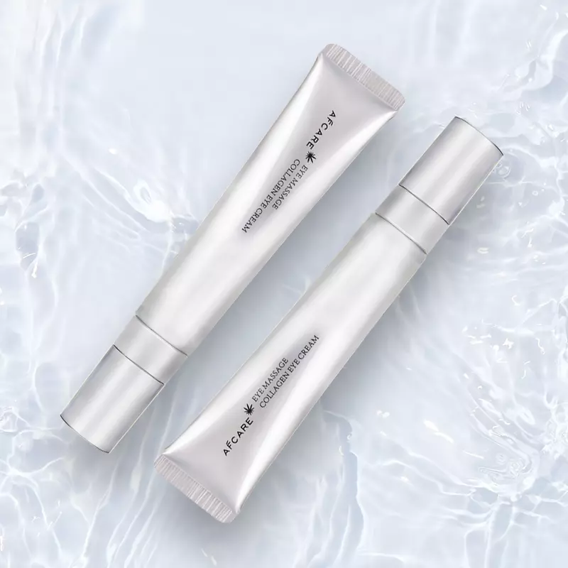 Applicator Eye Cream Tube With Massage Applicator Anti-Puffiness and Collagen Organic Under Eye Cream Private Labelling