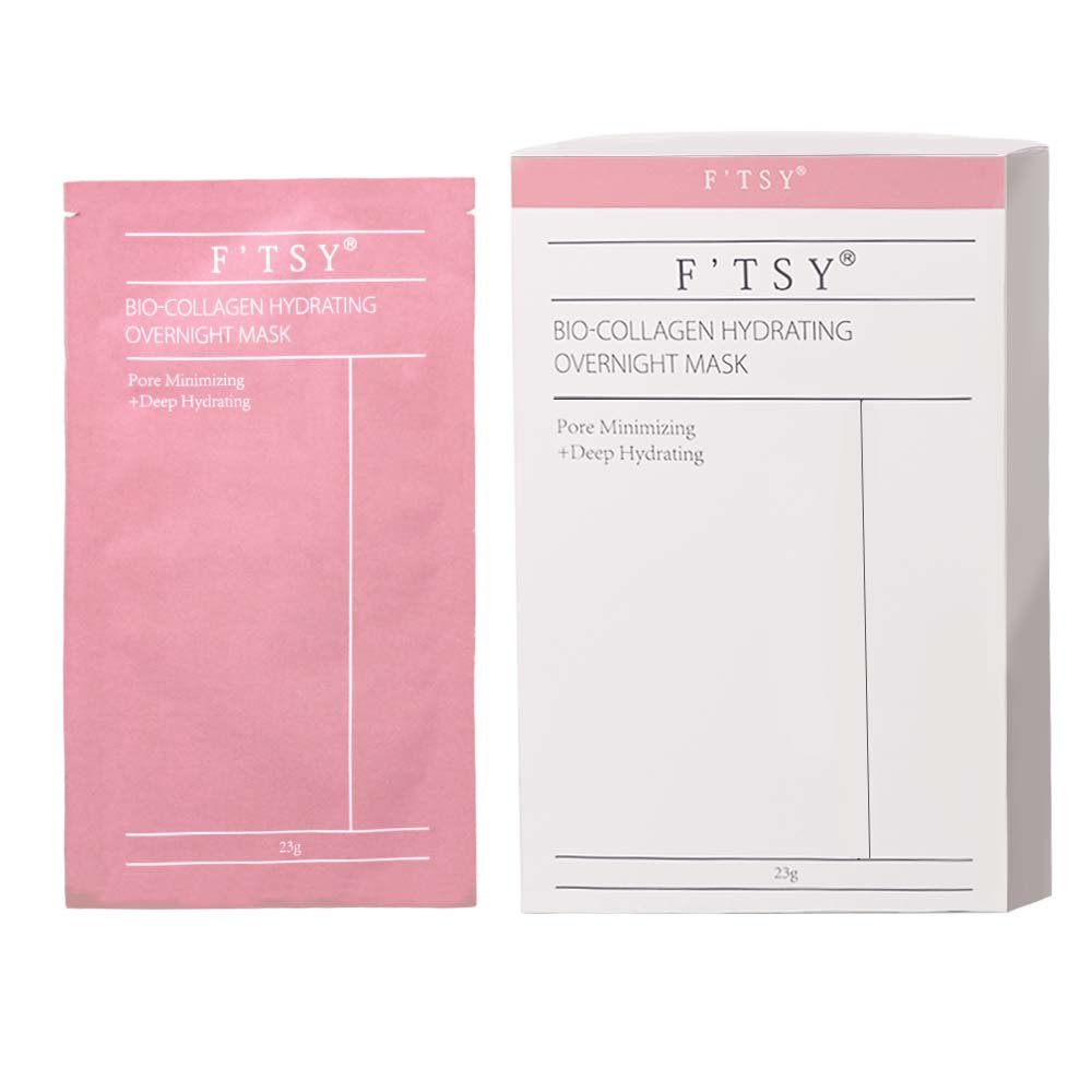 Low Molecular Bio-Collagen Face Mask Lifting Firming Moisturizing Overnight Glowing Overnight Mask 34g