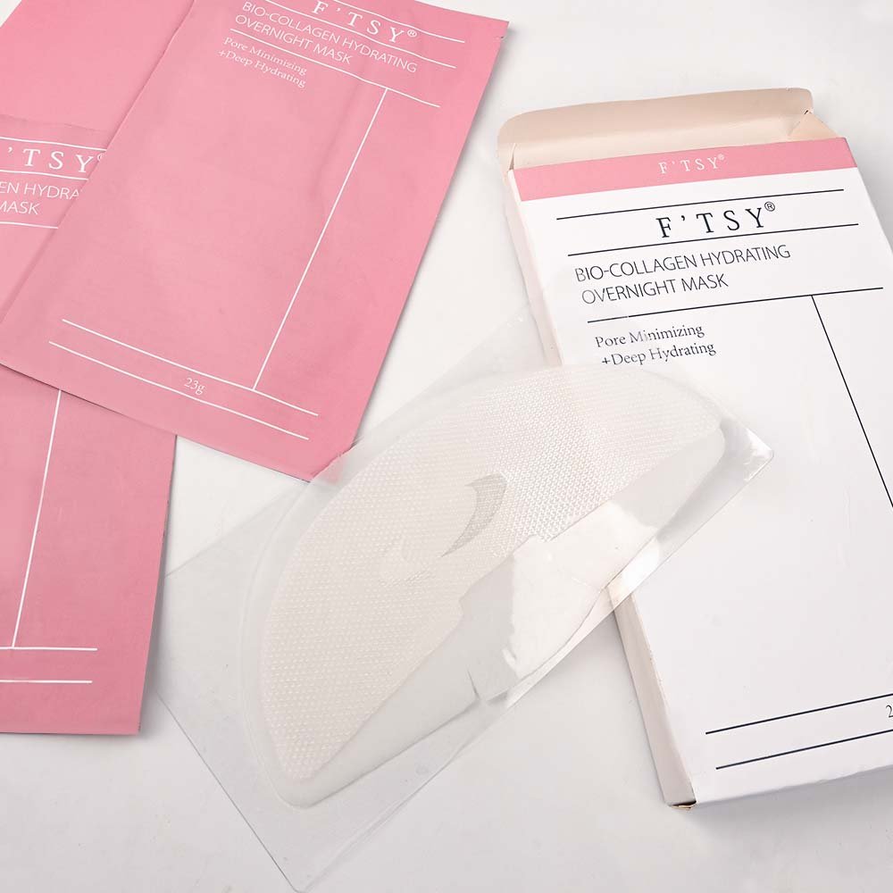Low Molecular Bio-Collagen Face Mask Lifting Firming Moisturizing Overnight Glowing Overnight Mask 34g