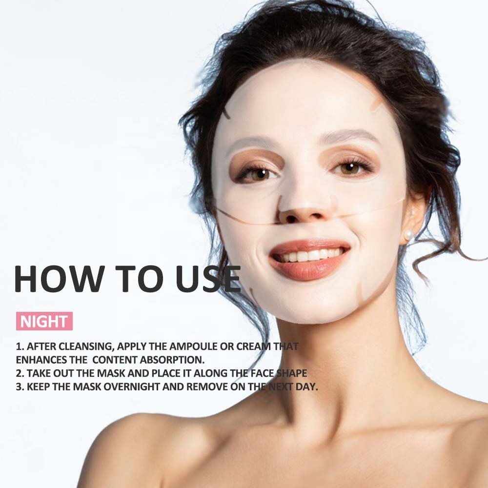 Low Molecular Bio-Collagen Face Mask Lifting Firming Moisturizing Overnight Glowing Overnight Mask 34g