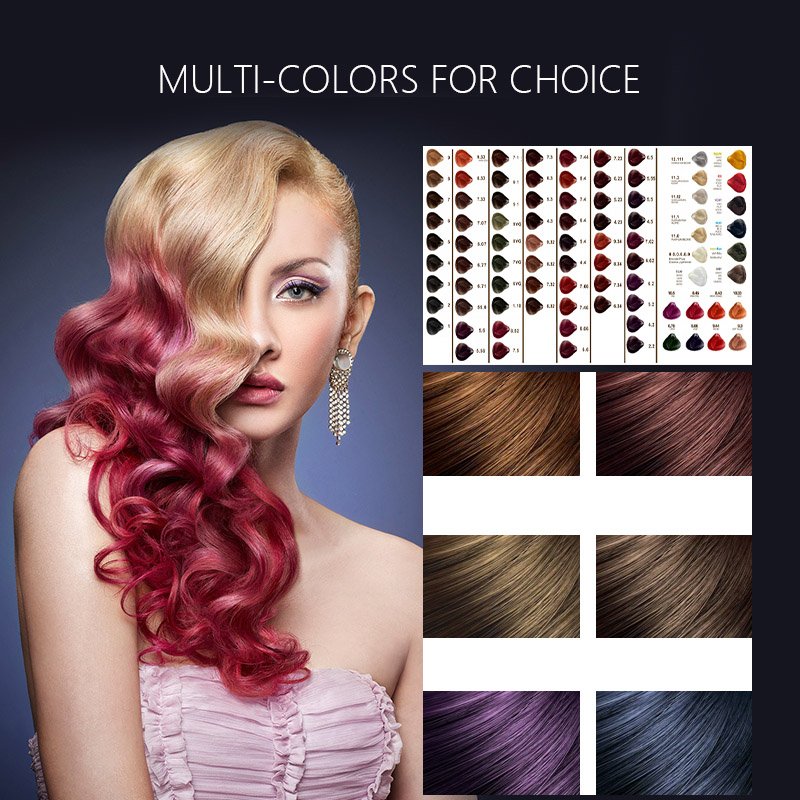 0/66 Violet Private Label cream Demi Permanent Hair Color Cream Semi Permanent Hair Dye For Blonde Hair