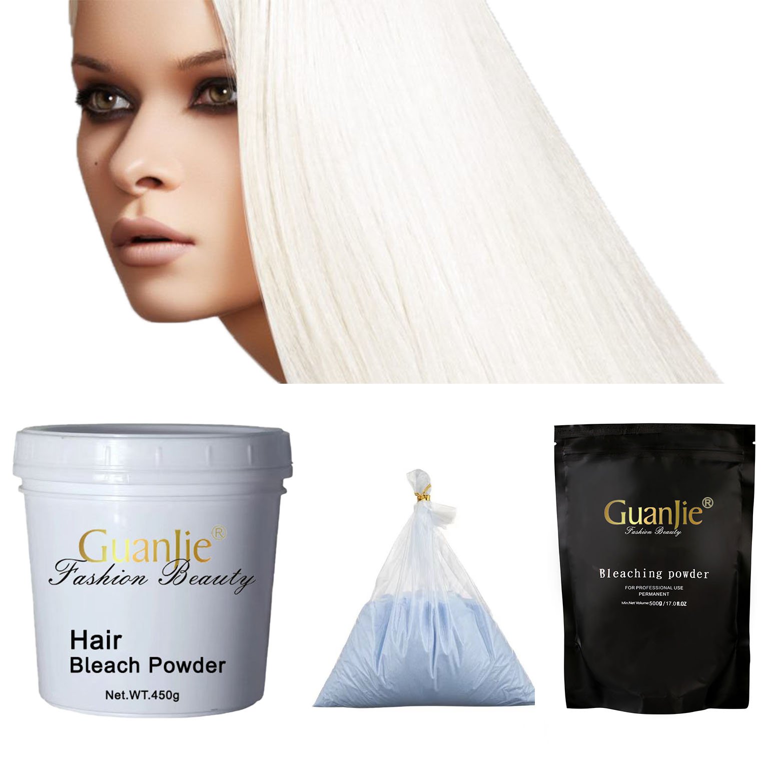New arrivals Professional hair bleaching powder ammonia free Organic Bleach Hair Color Dye Lightener Blue Hair Bleaching Powder