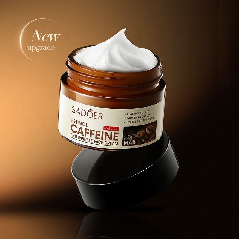 Caffeine Retinol skin care Fade Dark Circles Facial Cleanser Moisturizing Anti Aging Serum Eye Cream Face Cream