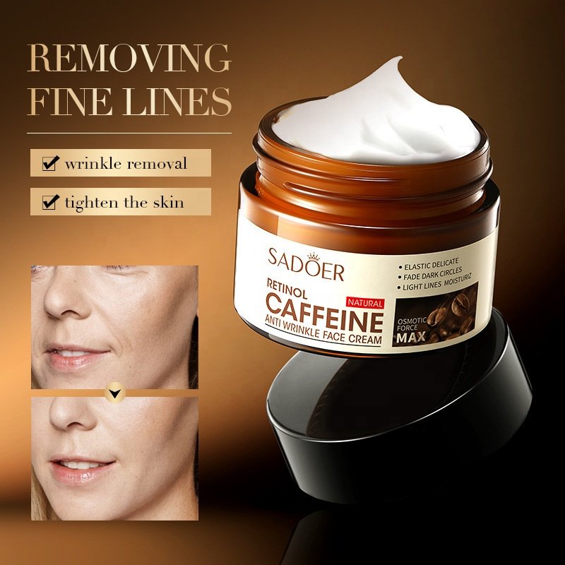 Caffeine Retinol skin care Fade Dark Circles Facial Cleanser Moisturizing Anti Aging Serum Eye Cream Face Cream