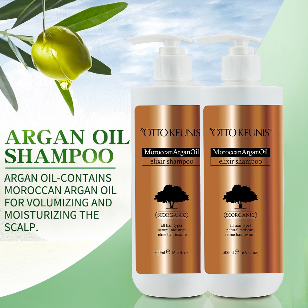 OEM hair cere set for hair treatment Argan oil rosemary custom shampoo and conditioner hair oil