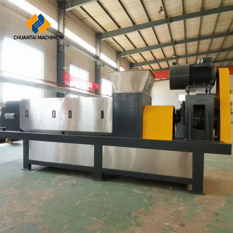 Commercial Use Volume Reduction Garbage Dewatering Equipment Fruit/Leafy Vegetable Waste Dewatering /Juicer Screw Press