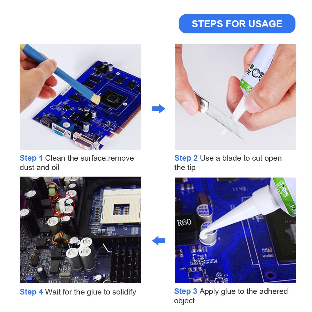 Organic Silicon Sealant Silicone Translucence Electronic Heat-Resistant Silicone Adhesive For Electronic LED