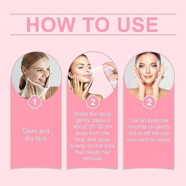 Private Brand Facial Skin Recognition Spray Skin Care Women All Skin Types Shaving Moisturizing Recognition Spray Shaving Spray