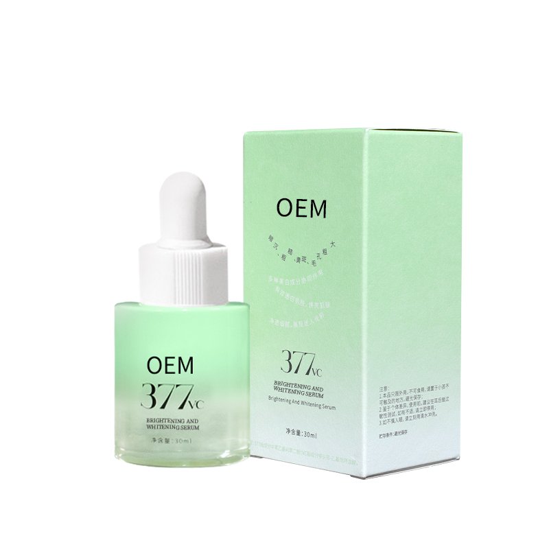 OEM/ODM custom natural plant extracts high quality 377 whitening and brightening hydrating serum