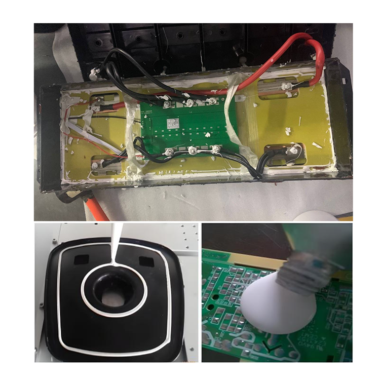 712 touch type organic silicone photovoltaic module, instrument and motor adhesive sealant, resistant to cold, heat and aging