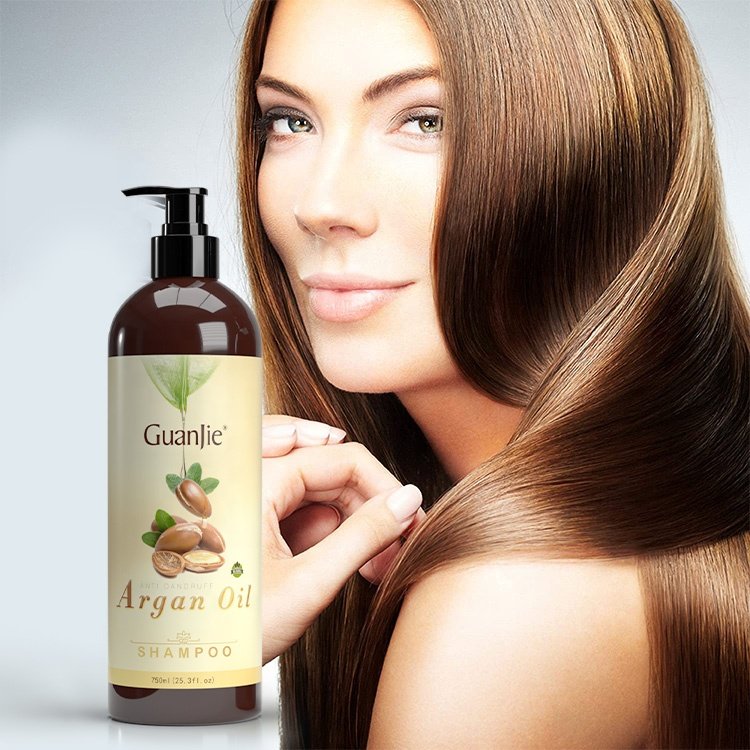Organic Argan Oil Hair Shampoo Fluffy Private Label hair care Organic Shampoo and Conditioner Set