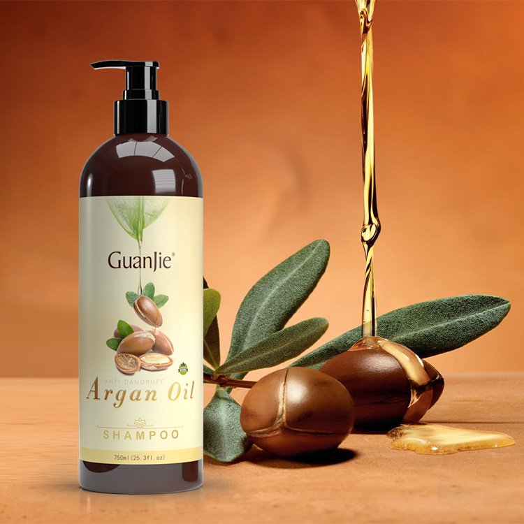 Organic Argan Oil Hair Shampoo Fluffy Private Label hair care Organic Shampoo and Conditioner Set