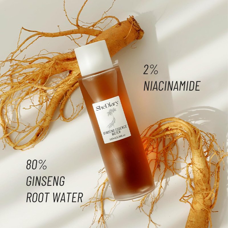 Beauty Of SheDiary Ginseng Essence 100ml Toner Hanbang Essence Water Made In Korea Liquid Vegan Collagen Female Moisturizer