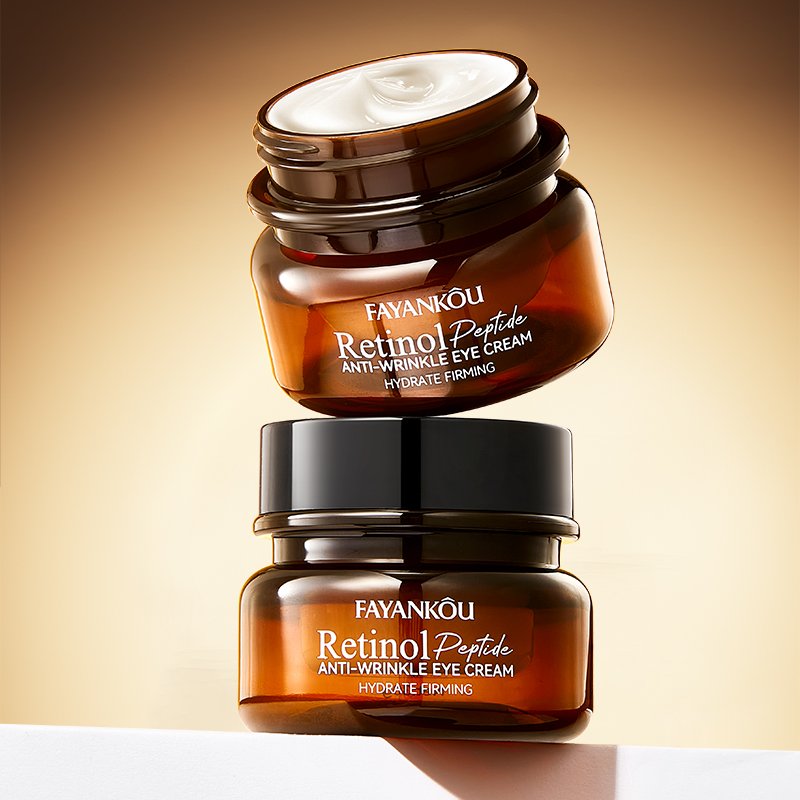 OEM FAYANKOU Moisturizing Eye Retinol peptide anti-wrinkle eye with Private Label Formula to Remove Dark Circles