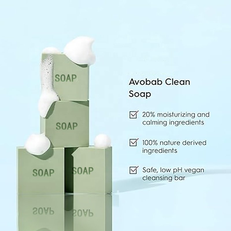 Factory wholesale remove rough skin avocado milk soap natural and chemical-free handmade soap