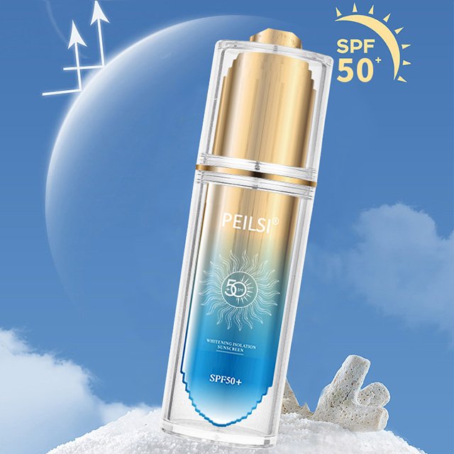 PeilSi OEM/ODM Cheap Price Whitening Moisturizing Sunscreen Cream 30ML Sunscreen SPF 50 Sun Screen Lotion for Face Outdoor