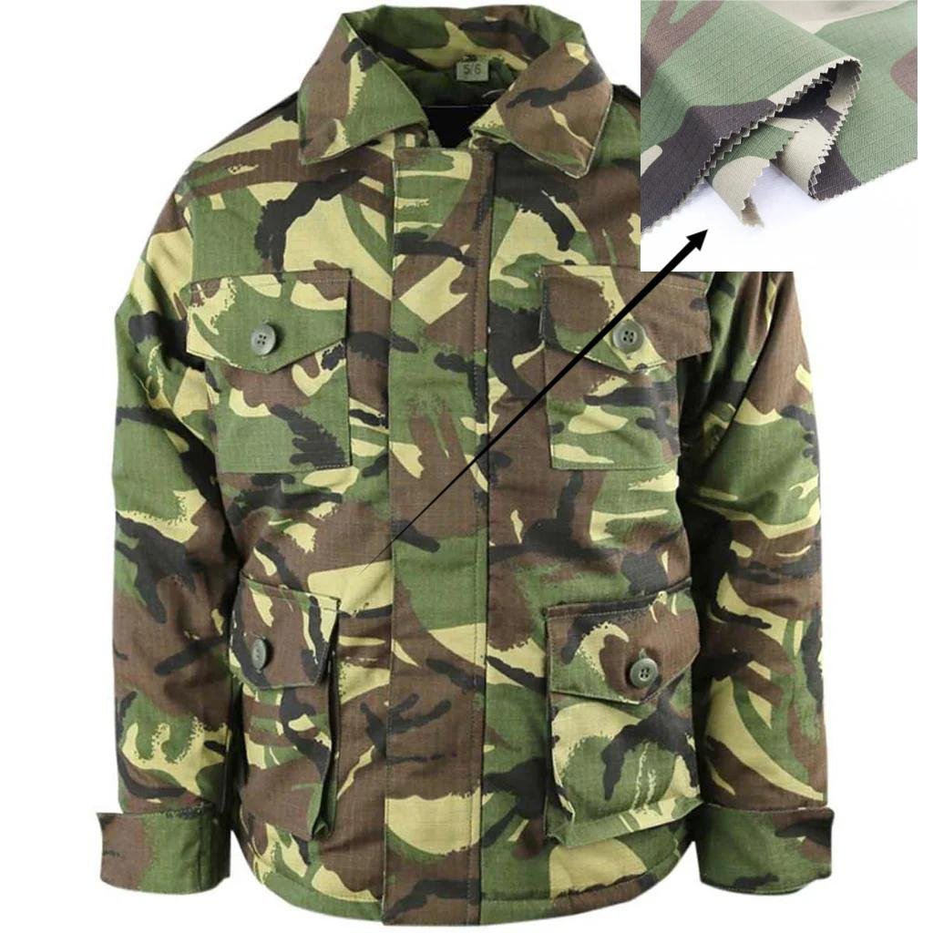 polyester/cotton fabric Cotton Ripstop CAMOUFLAGE Printing Fabric TC Woven Printed Fabric for uniform outdoors garment twill